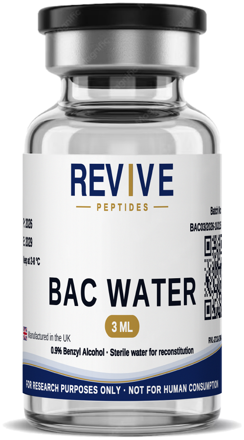 Bacteriostatic Water 3 mL research peptide vial UAE