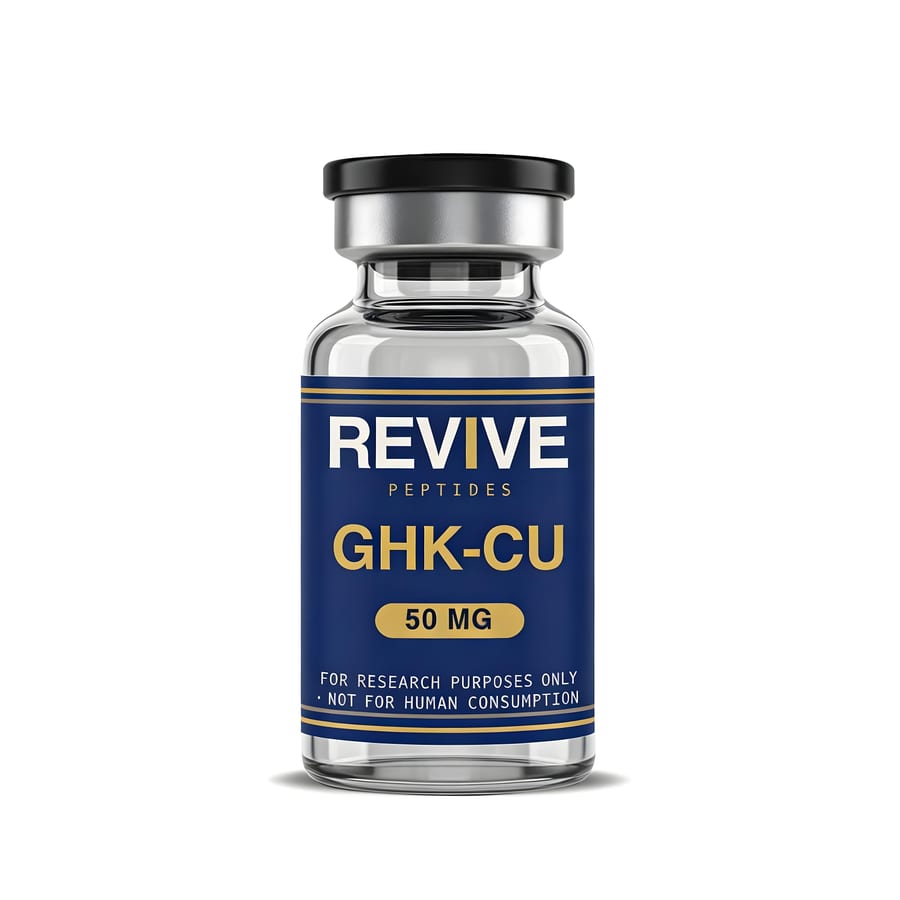 تفصيل فيال ببتيد النحاس GHK-Cu — REVIVE LAB UAE