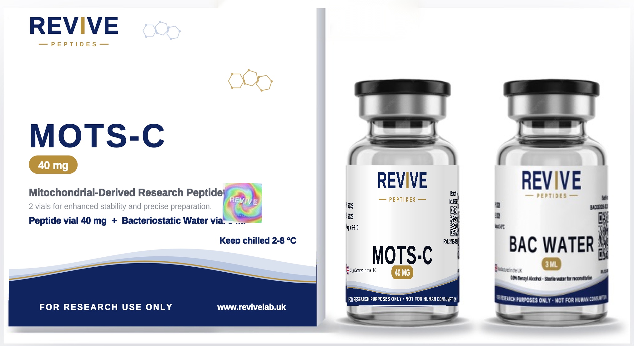 باقة MOTS-c 40 mg باقة ببتيد بحثي الإمارات