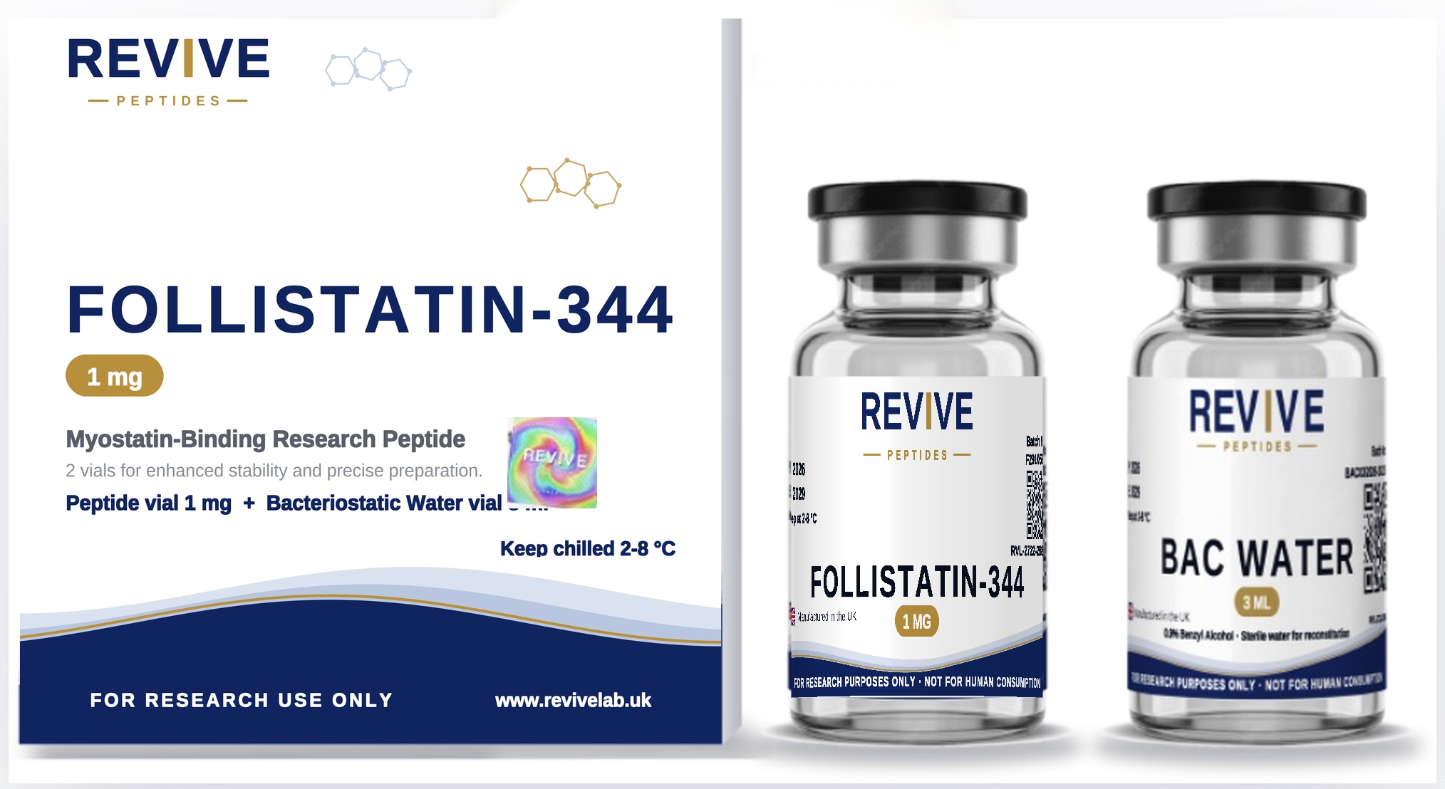 Follistatin-344 Pack 1 mg research peptide pack UAE