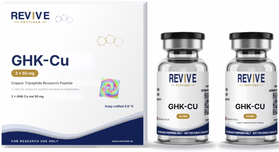 GHK-Cu Duo Pack 2 × 50 mg research peptide pack UAE
