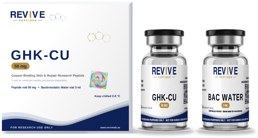 GHK-Cu Pack 50 mg research peptide vial UAE