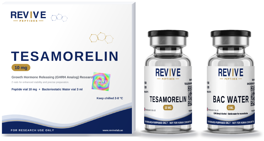 Tesamorelin Pack 10 mg research peptide vial UAE