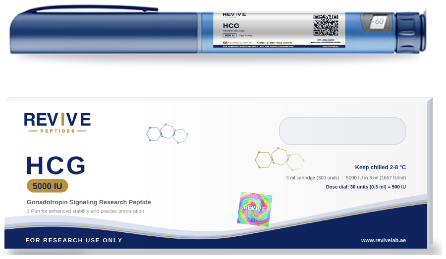 HCG Pen 5000 IU research peptide vial UAE